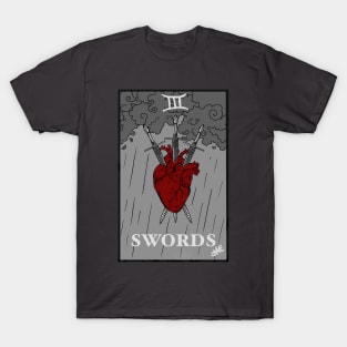 Three Of Swords T-Shirt